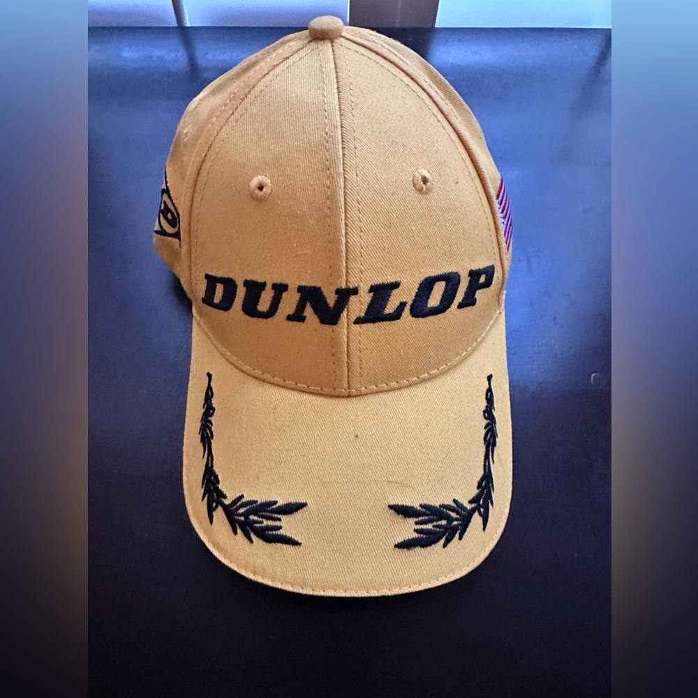 Dunlop Racing Podium 
Hat Yellow
One Size Hits All Velcro